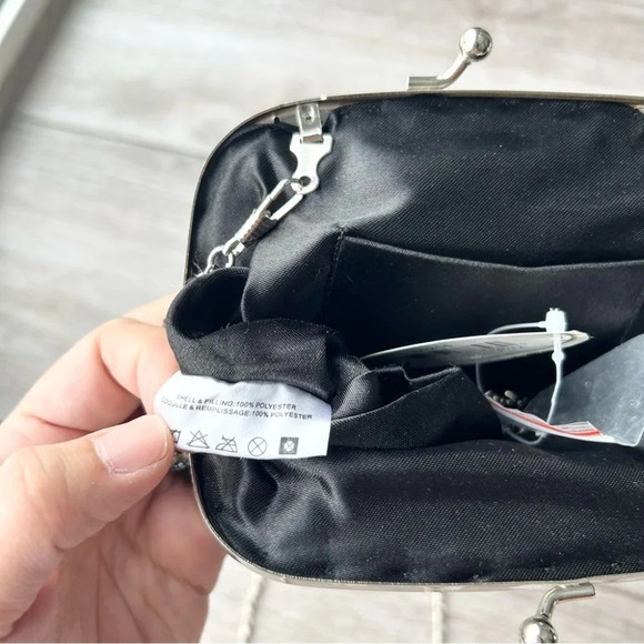 Handmade Beaded Evening Chain Strap Clutch Crossbody  Bag - Picture 11 of 14